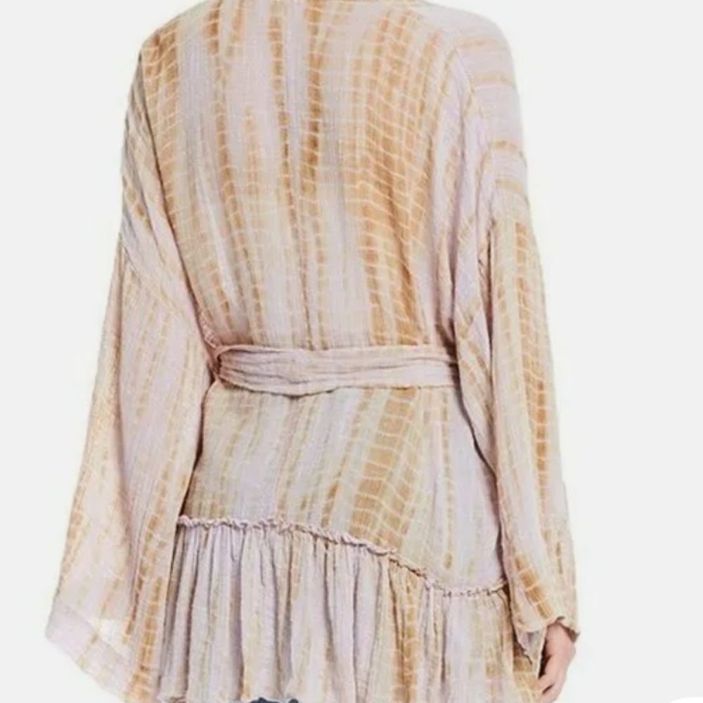 Free people Sasha lavender tie dye kimono - Picture 2 of 6